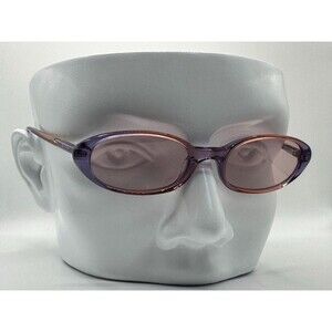 Vintage Y2K Eyeglasses | Small Oval Style | Pink Lens | Brooks Brothers